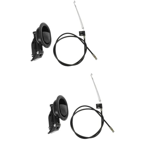 Ciieeo 2 Stück Reparaturteil Für Liegesessel Griffe Hochdrücken Bausatz Aufzug Liegeladegerät Steckdosenleiste USB Handhaben Liegeersatzteile Zieht Adapter Teile Für Hebestühle Black Abs von Ciieeo