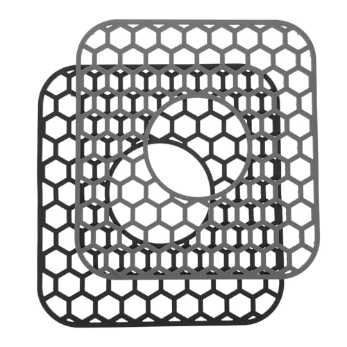 Ciieeo 2 Stück Silikon Spülbeckenmatte Abtropfschale Spülbeckenschutz Geschirrmatte Zum Trocknen Von Geschirr Küchen Trockenmatte Spülbeckenmatten Küchenspülenschutz von Ciieeo