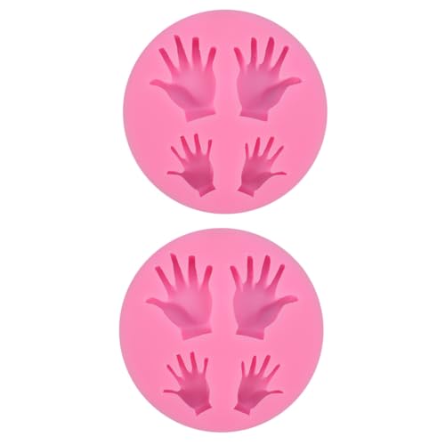 Ciieeo 2 Stück Silikonform Fondant Kuchenform Wiederverwendbar Bpa Frei Leicht zu Reinigen Für DIY Backen und Handwerk von Ciieeo