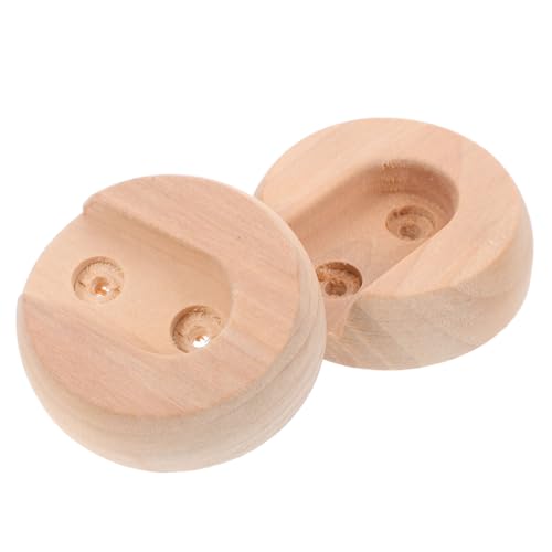 Ciieeo 2 Stück Teilig Gardinenstangenhalterung aus Robustem Material Universelle Halterung für Holz und Stangen Stabile Befestigung für Duschvorhang und Kleiderschrank Modernes Design von Ciieeo