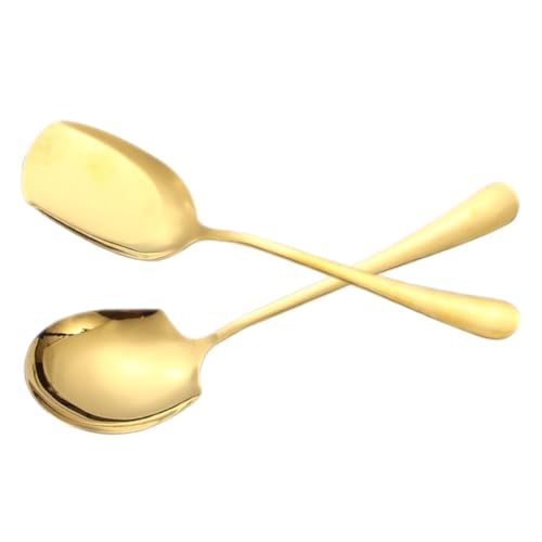 Ciieeo 2 Stück Teiliges Buffet Servierbesteck aus Große Servierlöffel und Schaufel Langlebig Rostfrei Geeignet für Restaurant Hotel Buffet und Haushalt Ciieeo 2 Stück Teiliges Buffet Servierbesteck aus Große Servierlöffel und Schaufel Langlebig Rostfrei Geeignet für Restaurant Hotel Buffet und Haushalt von Ciieeo