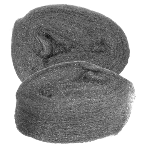 Ciieeo 2 Stück Teiliges Flexibles Drahtgewebe Polierwolle für Holz Metall Glas Fliesen Reinigung und Rostentfernung Vielseitig Zuschneidbar Kratzfrei von Ciieeo