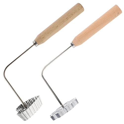 Ciieeo 2 Stück Teiliges Frittierform mit Holzgriff Antihaft Backformen für Snacks Wie Öl Dumplings Rettichkuchen und Garnelenkuchen für Küche und Gastronomie Ciieeo 2 Stück Teiliges Frittierform mit Holzgriff Antihaft Backformen für Snacks Wie Öl Dumplings Rettichkuchen und Garnelenkuchen für Küche und Gastronomie von Ciieeo