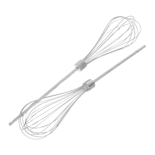 Ciieeo 2 Stück Teiliges Schneebesen Ersatzteil für Handmixer Robuste und Langlebige Rührbesen für Effizientes zu Hause Gastronomie Wiederverwendbar von Ciieeo
