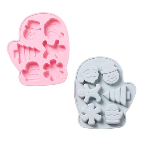 Ciieeo 2 Stück Teiliges Silikon Backform Weihnachten Handschuh Design DIY Kuchen und Schokoladenform Rutschfest Hitzebeständig Wiederverwendbar für Festliche Backzubehör Ciieeo 2 Stück Teiliges Silikon Backform Weihnachten Handschuh Design DIY Kuchen und Schokoladenform Rutschfest Hitzebeständig Wiederverwendbar für Festliche Backzubehör von Ciieeo