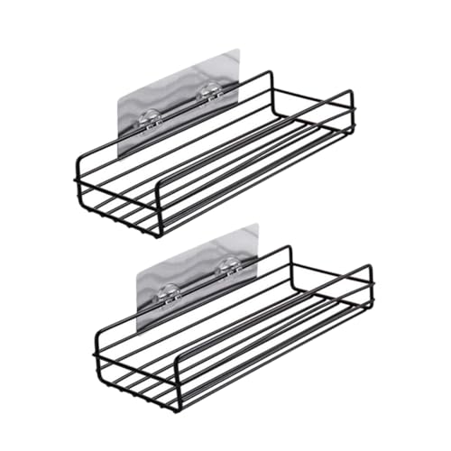 Ciieeo 2 Stück Teiliges Wandmontage Regal aus Eisen Badezimmer Küchenablage mit Belüftetem Design Stabile Wandhalterung Platzsparendes Aufbewahrungsregal für Bad und Haus Ciieeo 2 Stück Teiliges Wandmontage Regal aus Eisen Badezimmer Küchenablage mit Belüftetem Design Stabile Wandhalterung Platzsparendes Aufbewahrungsregal für Bad und Haus von Ciieeo