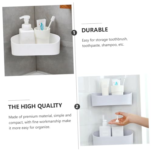Ciieeo 2 Stück Teiliges Wandregal aus Kunststoff Einfach Montierbares Badezimmer Kücheneckregal Praktisches Ablage Abluftsystem Vielseitiger Organizer für Bad Wohnzimmer Langlebig Ciieeo 2 Stück Teiliges Wandregal aus Kunststoff Einfach Montierbares Badezimmer Kücheneckregal Praktisches Ablage Abluftsystem Vielseitiger Organizer für Bad Wohnzimmer Langlebig von Ciieeo