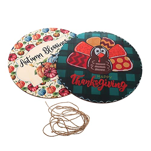 Ciieeo 2 Stück Thanksgiving-Hausnummer alle außen LED Retro Zeichen Thanksgiving Dekoration Thanksgiving Decoration kleiderständer hängendes Türschild für die haustür Holz Colorful Ciieeo 2 Stück Thanksgiving-Hausnummer alle außen LED Retro Zeichen Thanksgiving Dekoration Thanksgiving Decoration kleiderständer hängendes Türschild für die haustür Holz Colorful von Ciieeo