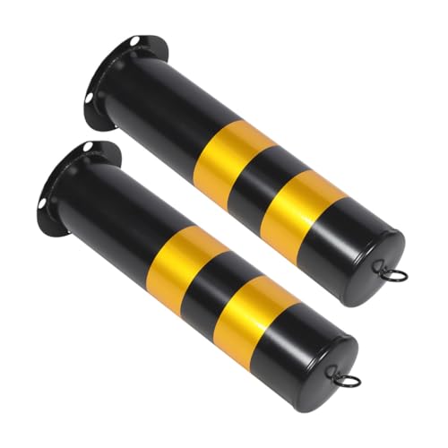 Ciieeo 2 Stück Verkehrssäulen aus Edelstahl Robuste Einfahrtssperren Gelb schwarze Sicherheitsabsperrpfosten für Parkplätze Straßenabtrennung Wetterfest und Langlebig Ciieeo 2 Stück Verkehrssäulen aus Edelstahl Robuste Einfahrtssperren Gelb schwarze Sicherheitsabsperrpfosten für Parkplätze Straßenabtrennung Wetterfest und Langlebig von Ciieeo