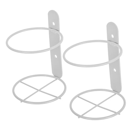 Ciieeo 2 Stück Wandmontiertes Weinregal Metall Weiß Teilig Robuster Flaschenhalter Vertikales Design zur Platzsparenden Weinflaschen Aufbewahrung Stilvolles Küchen und Wohnbereich Dekor von Ciieeo