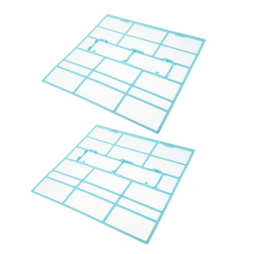 Ciieeo 2 Stück Waschbare Luftfilter für Fensterklimaanlagen Hochfeines Staubschutznetz Wiederverwendbarer Filter für Raumklimageräte Passend für Wandgeräte Einfache Installation von Ciieeo