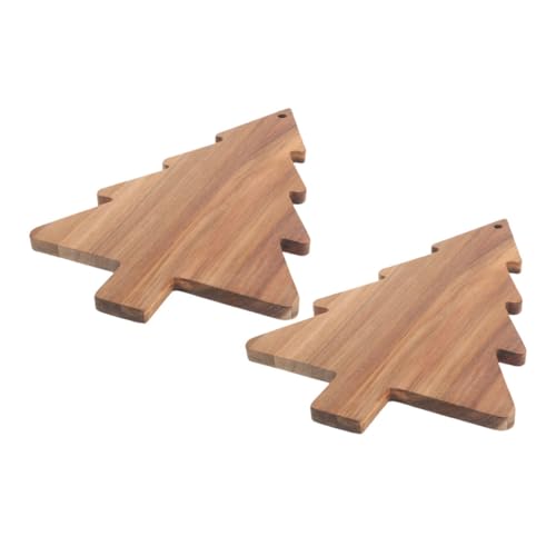 Ciieeo 2 Stück Weihnachtsbaum Schneidebrett aus Naturholz Teiliges Kunstvoll Gearbeitet Vielseitig als und Schneidebrett für Sushi Früchte Snacks Festliche Küchendekoration Ciieeo 2 Stück Weihnachtsbaum Schneidebrett aus Naturholz Teiliges Kunstvoll Gearbeitet Vielseitig als und Schneidebrett für Sushi Früchte Snacks Festliche Küchendekoration von Ciieeo