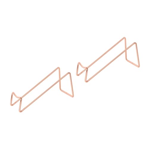 Ciieeo 2 Stück Weinregal aus Metall für Flasche Eleganter Weinhalter für Wohnzimmer oder Bar Robuste Eisenkonstruktion Roségold zur Weinpräsentation und Aufbewahrung Ciieeo 2 Stück Weinregal aus Metall für Flasche Eleganter Weinhalter für Wohnzimmer oder Bar Robuste Eisenkonstruktion Roségold zur Weinpräsentation und Aufbewahrung von Ciieeo