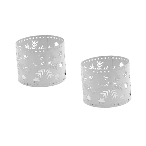 Ciieeo 2 Stück Weißer Weihnachts Kerzenhalter aus Hohl mit Schneeflockenmuster Vielseitiger Stifthalter Robuste Tischdekoration für Party Büro Zuhause und Festliche Anlässe Ciieeo 2 Stück Weißer Weihnachts Kerzenhalter aus Hohl mit Schneeflockenmuster Vielseitiger Stifthalter Robuste Tischdekoration für Party Büro Zuhause und Festliche Anlässe von Ciieeo