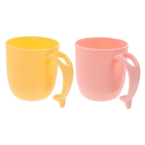 Ciieeo 2 Stück Zahnputzbecher mit Delfin schwanzgriff Bpa freie Mundspülbecher Gelb Ergonomisch Geformt für Badezimmer und Tägliche Mundhygiene Ciieeo 2 Stück Zahnputzbecher mit Delfin schwanzgriff Bpa freie Mundspülbecher Gelb Ergonomisch Geformt für Badezimmer und Tägliche Mundhygiene von Ciieeo