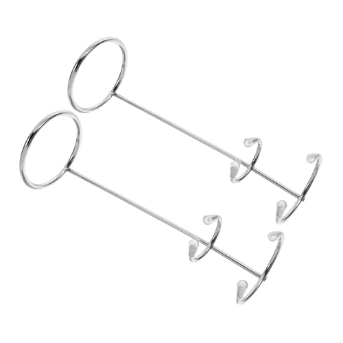 Ciieeo 2 Stücke Milchaufschäumer Stehen Milchaufschäumer Montieren Milch Frothers Stehen Milchaufschäumer Halter Silber Edelstahl von Ciieeo