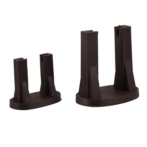 Ciieeo 2 Stücke Plastik Wasserlaufrad Basis Stabile Miniatur Springbrunnen Sockel Vielseitig für Aquarium Zen Garten DIY Feng Shui Wasserspiele Verschiedene Dekorative Landschaftszubehör von Ciieeo