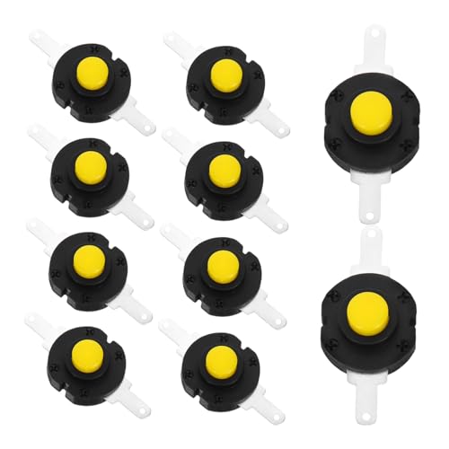 Ciieeo 20 Stück Selbstsperrende Druckknöpfe für Taschenlampen Micro Taster Schalter für DIY Projekte für Reparaturen und Zubehör Installieren Stabil und Praktisch von Ciieeo
