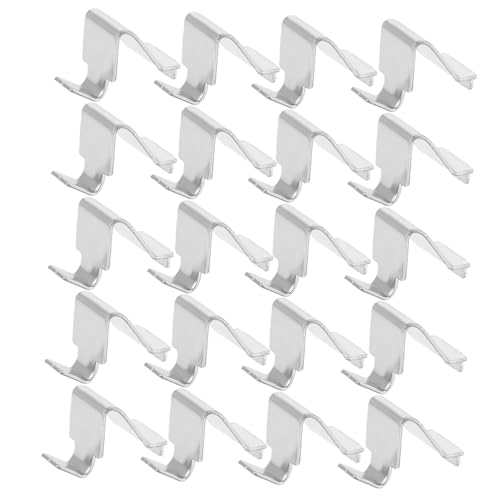 Ciieeo 20 Stück Teiliges Metall regalträger Verstellbar Stabile Clip Shelf Supports für Metall ordnerschränke Vielseitig Kompatibel Belastbar und Langlebig für Büro Küchenschränke von Ciieeo