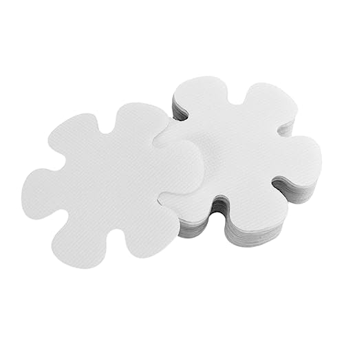 Ciieeo 20 Stück Teiliges Rutschfester Aufkleber Schneeflockenform Selbstklebende Badewannen und Küchenboden Rutsch Streifen Transparent für im Badezimmer und Glatten Oberflächen von Ciieeo