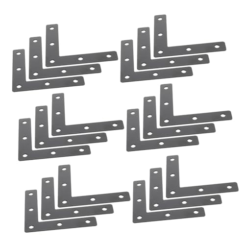 Ciieeo 20 Stück Teiliges Schwarzer Regalträger aus Kaltgewalztem Stahl Flache Möbelwinkel mit Hoher Tragkraft Rostbeständige Verbindungsplatten für Möbel Ablagen Tische Einfache Montage Ciieeo 20 Stück Teiliges Schwarzer Regalträger aus Kaltgewalztem Stahl Flache Möbelwinkel mit Hoher Tragkraft Rostbeständige Verbindungsplatten für Möbel Ablagen Tische Einfache Montage von Ciieeo