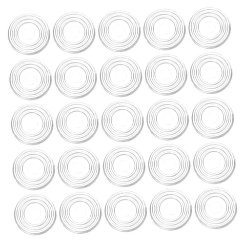Ciieeo 200 Stück Glastischpuffer 24 Mm Glastischplattenschutz Klare Anti Rutsch Pads Transparente Punkte Für Holzmöbel Schreibtisch rutschfeste Pads Heimdekoration von Ciieeo