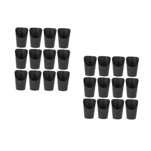 Ciieeo 200 Stück Kleine Snackbehälter aus Stabilem Schräge Öffnung Kompakte Snackhalter für Pommes Süßigkeiten Partys und Buffet Tragbare Snackcups für Zuhause und Gastronomie von Ciieeo