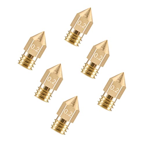 Ciieeo 24 Stück 3D-Druckerdüsen Messing Extruderdüse 1,75mm Filament Zubehör für Langlebig und Korrosionsbeständig Ciieeo 24 Stück 3D-Druckerdüsen Messing Extruderdüse 1,75mm Filament Zubehör für Langlebig und Korrosionsbeständig von Ciieeo