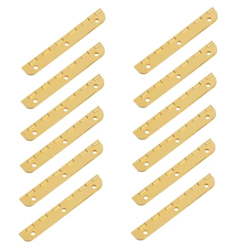 Ciieeo 24 Stück Teiliges Mini Metall Klavierband Scharniere für Schmuckkasten Bastelprojekte Holzboxen Lang Rundkantig Leichtgängige Robuste Falt scharniere für Präzise Ciieeo 24 Stück Teiliges Mini Metall Klavierband Scharniere für Schmuckkasten Bastelprojekte Holzboxen Lang Rundkantig Leichtgängige Robuste Falt scharniere für Präzise von Ciieeo