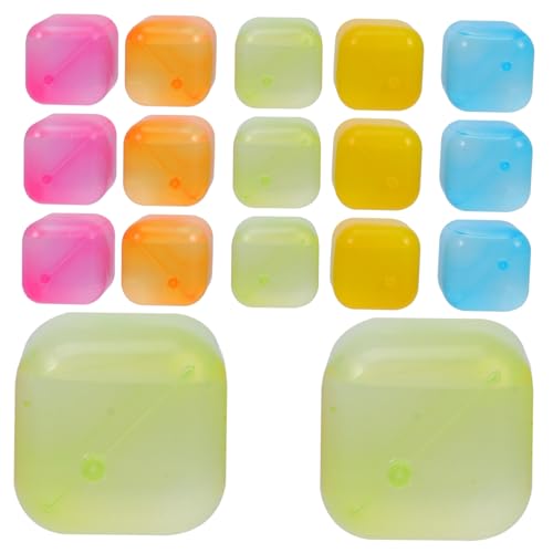 Ciieeo 24 Stück Wiederverwendbare Teilige Eiswürfelform aus Kunststoff Bunte Quadratische Eiswürfel Waschbar und Wiederverwendbar für Drinks Desserts und Sommerliche Partys Ciieeo 24 Stück Wiederverwendbare Teilige Eiswürfelform aus Kunststoff Bunte Quadratische Eiswürfel Waschbar und Wiederverwendbar für Drinks Desserts und Sommerliche Partys von Ciieeo