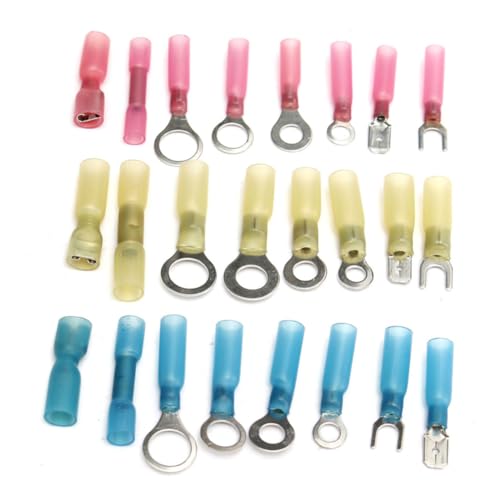 Ciieeo 240 Stück Teiliges Schrumpfbare Kabelverbinder Set Wasserdichte Isolierte Kabelverbinder mit Stoßverbinder und Flachstecker in Aufbewahrungsbox Hitzebeständig Korrosionsbeständig Ciieeo 240 Stück Teiliges Schrumpfbare Kabelverbinder Set Wasserdichte Isolierte Kabelverbinder mit Stoßverbinder und Flachstecker in Aufbewahrungsbox Hitzebeständig Korrosionsbeständig von Ciieeo