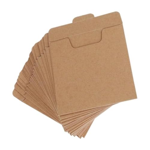 Ciieeo 25 Stück Teiliges Kraftpapier CD Taschen Dicke Haushalts CD Hüllen Umschläge mit Versiegelbarem Design Krätzfest und Geschenkverpackung Ciieeo 25 Stück Teiliges Kraftpapier CD Taschen Dicke Haushalts CD Hüllen Umschläge mit Versiegelbarem Design Krätzfest und Geschenkverpackung von Ciieeo