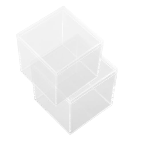 Ciieeo 2Stücke Transparente Display Box für Kleine Würfel Eleganter Aufbewahrungsorganisator mit Bruchfestigkeit für Bastelarbeiten und Vitrinen Ciieeo 2Stücke Transparente Display Box für Kleine Würfel Eleganter Aufbewahrungsorganisator mit Bruchfestigkeit für Bastelarbeiten und Vitrinen von Ciieeo