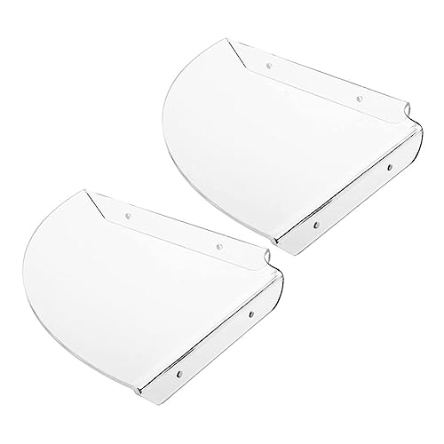 Ciieeo 2Stücke Transparentes Wandmontiertes Schwimmendes Eckregal für Lautsprecher zur Platzsparenden Aufbewahrung Wohnzimmer Schlafzimmer Bad und Büro Ciieeo 2Stücke Transparentes Wandmontiertes Schwimmendes Eckregal für Lautsprecher zur Platzsparenden Aufbewahrung Wohnzimmer Schlafzimmer Bad und Büro von Ciieeo