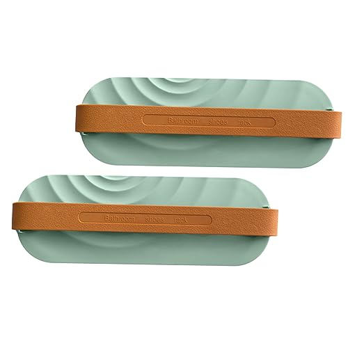 Ciieeo 2stücke Wandmontiertes Schuhregal Für Hausschuhe Abtropfregal Mit Lochständer Schuhorganizerhalter Für Schuhaufbewahrungshalter Langlebig Und Platzsparend von Ciieeo