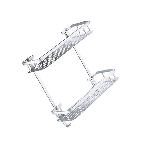 Ciieeo 2Stufe Stufiges Wandregal Aus Aluminium Badezimmer Lagerregal Für Kosmetik Küchenutensilien Und Platzsparendes Fertigregal Mit Modernem Design Hochglanzfinish Ciieeo 2Stufe Stufiges Wandregal Aus Aluminium Badezimmer Lagerregal Für Kosmetik Küchenutensilien Und Platzsparendes Fertigregal Mit Modernem Design Hochglanzfinish von Ciieeo