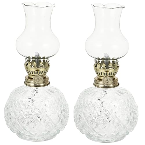 Ciieeo 2st Petroleumlampe Aus Glas Tragbar Nagel Glühbirnen Scheune System Außen Laternenöl Gefälscht Elektronisch Hartmetall Coole Lampe Nachttischlampe Rattan-Lampe Pop Teil Transparent Ciieeo 2st Petroleumlampe Aus Glas Tragbar Nagel Glühbirnen Scheune System Außen Laternenöl Gefälscht Elektronisch Hartmetall Coole Lampe Nachttischlampe Rattan-Lampe Pop Teil Transparent von Ciieeo