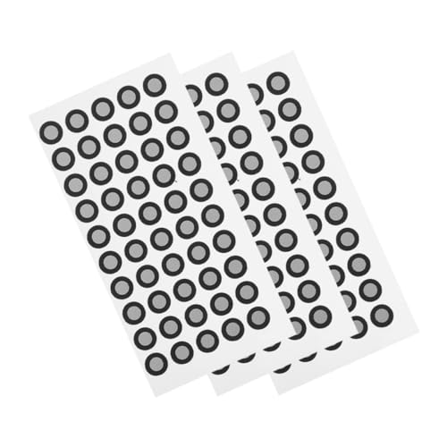 Ciieeo 3 Blätter Reflektierende Scanning Marker Punkte Hochreflektierende Positionierungsmarken Wiederverwendbare Scanner Referenzpunkte für Architektur Ingenieurwesen Design von Ciieeo