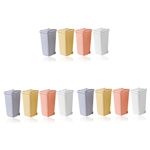Ciieeo 3 Sätze Mini Tischmülleimer Set Teilig Mit Deckel Praktische Desktop Abfallbehälter Für Büro Badezimmer Und Haushalt Kompakte Und Kreative Mülltonnen Weiß Gelb Und Blau 4 Stück * 3 Ciieeo 3 Sätze Mini Tischmülleimer Set Teilig Mit Deckel Praktische Desktop Abfallbehälter Für Büro Badezimmer Und Haushalt Kompakte Und Kreative Mülltonnen Weiß Gelb Und Blau 4 Stück * 3 von Ciieeo