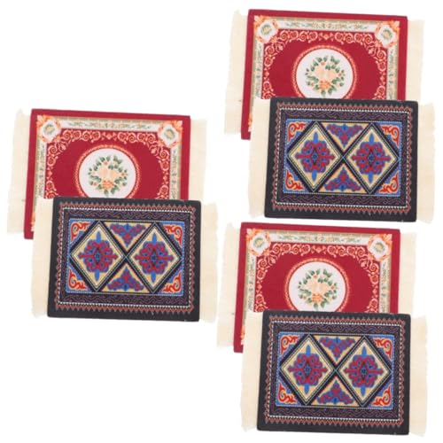 Ciieeo 3 Sätze Vintage Untersetzer Mit Quaste Tablett Dekoration Tischsets Deko Tablett Gelber Tischläufer Leinen Tischläufer Platzteller Tischuntersetzer Für Getränke 2 Stück * 3 von Ciieeo
