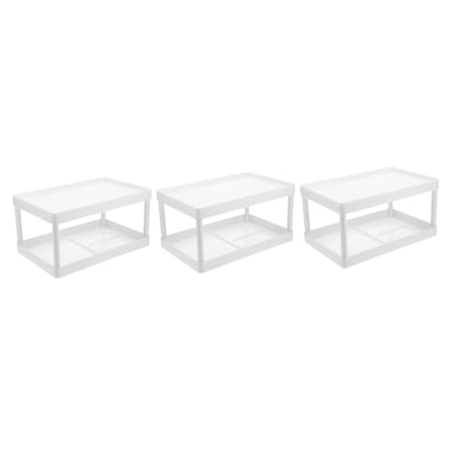 Ciieeo 3 Stck. Multifunktionales Badezimmerregal aus Hochwertigem Material Doppelstöckiges Aufbewahrungsregal für Waschbecken und Waschmaschine Platzsparender Organizer für Badutensilien Ciieeo 3 Stck. Multifunktionales Badezimmerregal aus Hochwertigem Material Doppelstöckiges Aufbewahrungsregal für Waschbecken und Waschmaschine Platzsparender Organizer für Badutensilien von Ciieeo