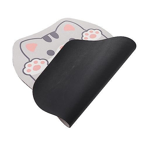 Ciieeo 3 Stück Bodenmatte Mit Katzenmuster Hunde Fußmatte rutschfeste Bodenmatte Für Den Hauseingang Türmatten Waschbare Teppiche Für Den Innenbereich + Tür + Vorleger Bodenmatte von Ciieeo