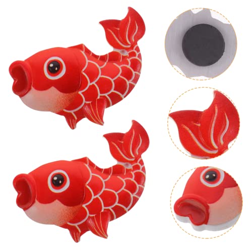 Ciieeo 3st Koi-kühlschrankmagnet Karp-magnete Spind-magnet Fisch-magnete Süße Kühlschrankmagnete Whiteboard-magnet Magnete Für Kühlschrank Dekorative Magnete Büro Harz Fischform Karpfen von Ciieeo