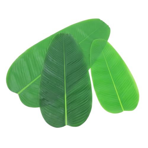 Ciieeo 3stücke Künstliche Bananenblätter Als Tischsets Grüne Für Dinnerparty-Dekoration Tropische Obsttellermatte Für Zuhause Und Küche Ciieeo 3stücke Künstliche Bananenblätter Als Tischsets Grüne Für Dinnerparty-Dekoration Tropische Obsttellermatte Für Zuhause Und Küche von Ciieeo