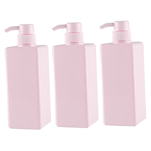 Ciieeo 3 Stück Nachfüllbarer Quadratischer Shampoo und Flüssigseifen Spender mit Handpumpe Wiederverwendbare Kosmetikflasche für Dusche Bad Küche und Hotel Geeignet für Shampoo Body Wash Ciieeo 3 Stück Nachfüllbarer Quadratischer Shampoo und Flüssigseifen Spender mit Handpumpe Wiederverwendbare Kosmetikflasche für Dusche Bad Küche und Hotel Geeignet für Shampoo Body Wash von Ciieeo
