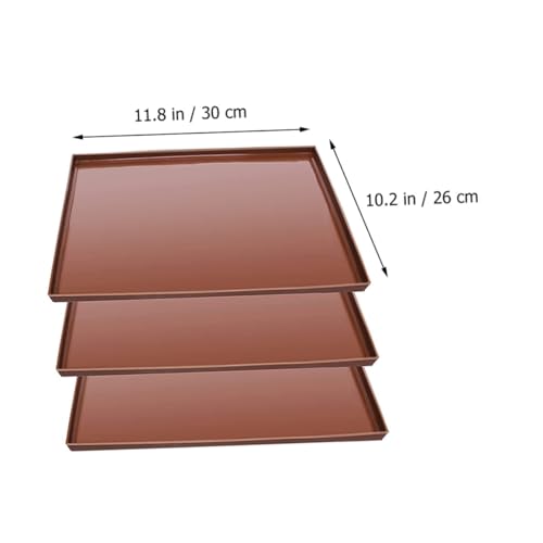 Ciieeo 3 Stück Silikon Dehydrator Matte mit Rand Wiederverwendbar Hitzebeständig Antihaftbeschichtet für Dörrgerät Obst Gemüse Trocknen Lebensmittelecht und Leicht zu Reinigen Ciieeo 3 Stück Silikon Dehydrator Matte mit Rand Wiederverwendbar Hitzebeständig Antihaftbeschichtet für Dörrgerät Obst Gemüse Trocknen Lebensmittelecht und Leicht zu Reinigen von Ciieeo