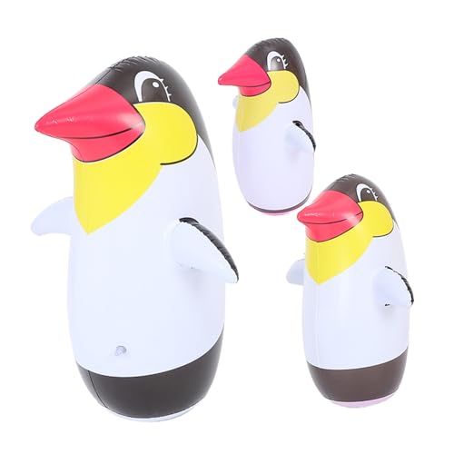 Ciieeo 3 Stück Teiliges Aufblasbares Pinguin Stabiler Standbasis Wetterfest Kindgerechte Interaktive Tierfigur für Outdoor-Spiel Garten Sommerparty-Dekoration Einfache Reinigung Ciieeo 3 Stück Teiliges Aufblasbares Pinguin Stabiler Standbasis Wetterfest Kindgerechte Interaktive Tierfigur für Outdoor-Spiel Garten Sommerparty-Dekoration Einfache Reinigung von Ciieeo