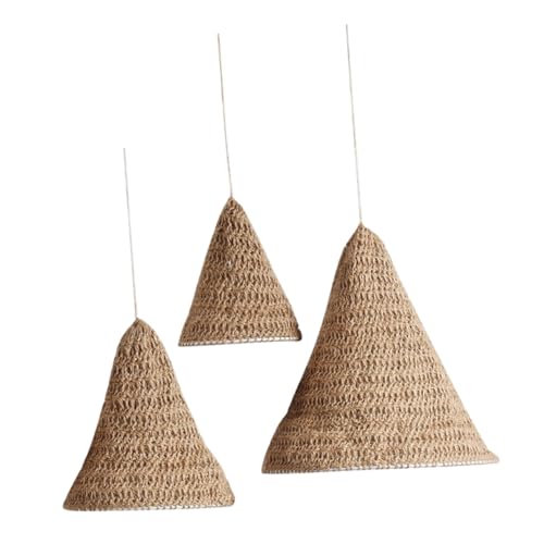 Ciieeo 3 Stück Teiliges Boho Handgewebtes Aus Baumwolle-leinen Leichte Hängelampenabdeckung Mit Makramee Muster Nachhaltige Deckenleuchte Für Wohnzimmer Schlafzimmer Ciieeo 3 Stück Teiliges Boho Handgewebtes Aus Baumwolle-leinen Leichte Hängelampenabdeckung Mit Makramee Muster Nachhaltige Deckenleuchte Für Wohnzimmer Schlafzimmer von Ciieeo
