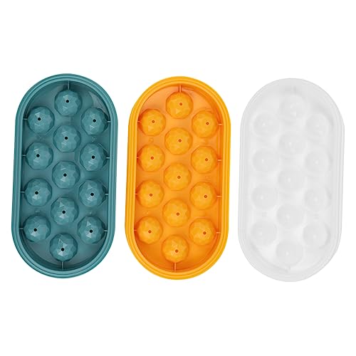 Ciieeo 3 Stück Teiliges Eiswürfelform Set mit Fächern Kugelform Herauslösen für Cocktails Getränke und Babynahrung Grün Gelb und Weiß Ciieeo 3 Stück Teiliges Eiswürfelform Set mit Fächern Kugelform Herauslösen für Cocktails Getränke und Babynahrung Grün Gelb und Weiß von Ciieeo