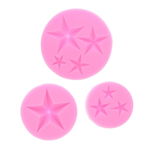 Ciieeo 3 Stück Teiliges Stern Silikonform Flexibel und Antihaftend Vielseitige Backform für Candy Fondant Schokolade Resin Seife Hitzebeständig Wiederverwendbar Einfach zu Reinigen Ciieeo 3 Stück Teiliges Stern Silikonform Flexibel und Antihaftend Vielseitige Backform für Candy Fondant Schokolade Resin Seife Hitzebeständig Wiederverwendbar Einfach zu Reinigen von Ciieeo